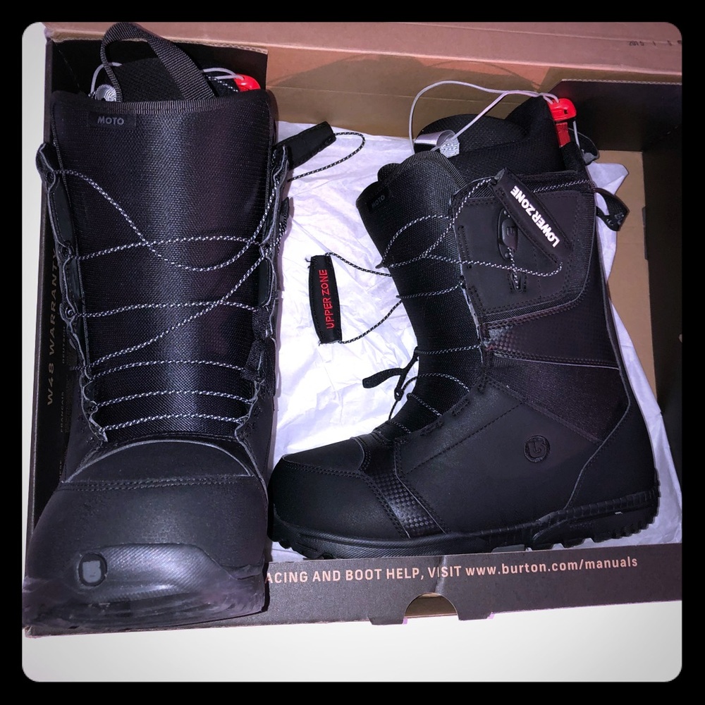 Men’s Burton Moto Snowboarding Boots 10.5